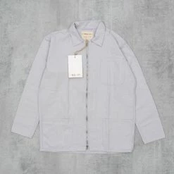 Uskees 3002 Zip Front Overshirt - Grey