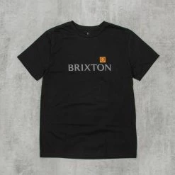Brixton Alpha Shield Tee - Black