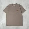 Carhartt WIP American Script S/S Tee - Teide / Gold