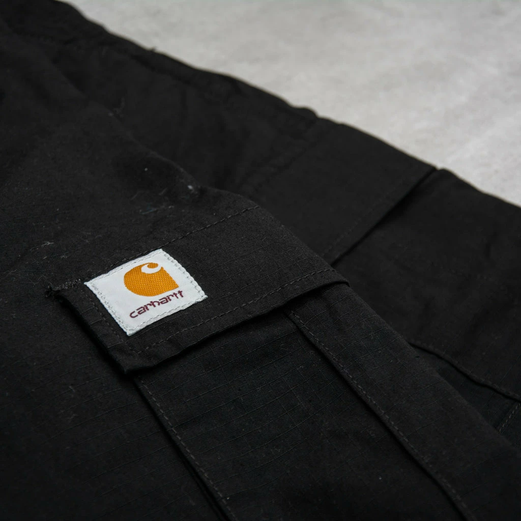 Carhartt WIP Aviation Cargo Pant - Black Rinsed - Image 4