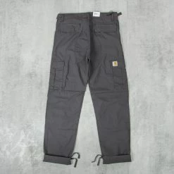 Carhartt WIP Aviation Cargo Pant - Blacksmith Rinsed