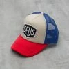 Deus Ex Machina Baylands Trucker Cap - Blue / Red