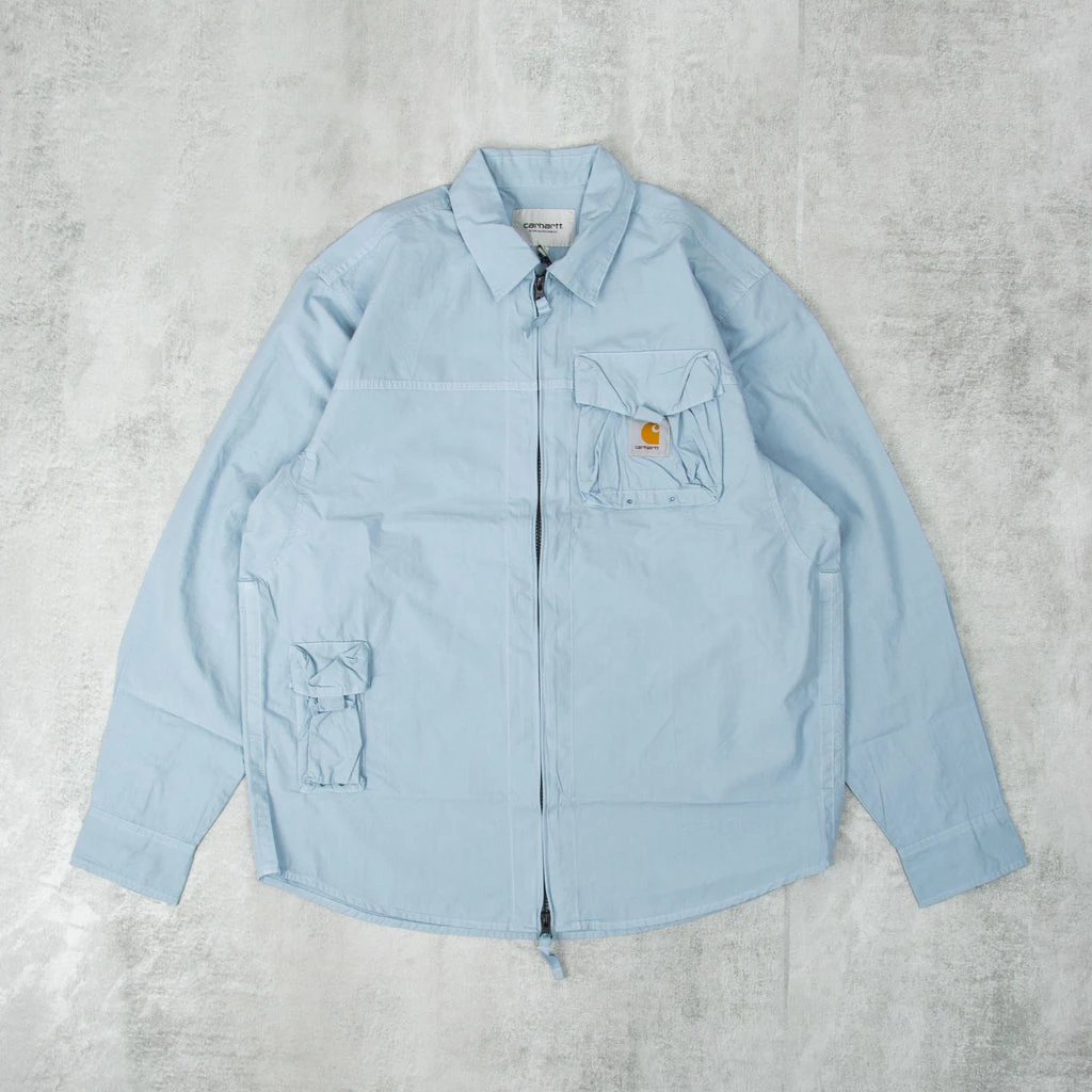 Carhartt WIP Berm L/S Shirt - Frosted Blue