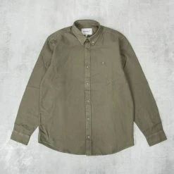 Carhartt WIP Bolton L/S Shirt - Salvia