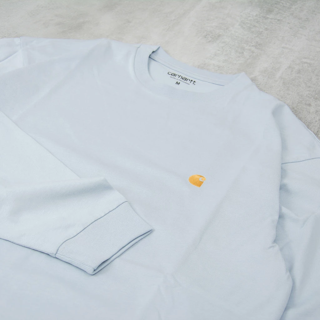 Carhartt WIP Chase L/S Tee - Icarus / Gold - Image 2