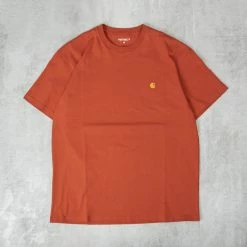 Carhartt WIP Chase S/S Tee - Phoenix / Gold