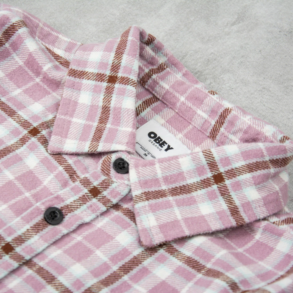 Obey Cole Woven Shirt - Lilac Chalk Multi - Image 2