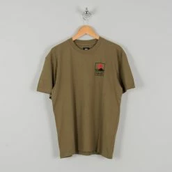 Edwin Sunset On Mt Fuji S/S Tee - Martini Olive