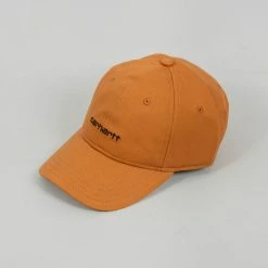 Carhartt Wip Canvas Script Cap - Rum / Black
