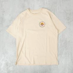 Brixton Future Relaxed Tee S/S - Cream Garment Dye