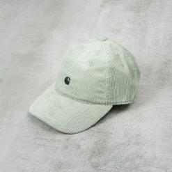 Carhartt WIP Harlem Cap Cord - Misty Sage / Black