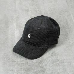 Carhartt WIP Harlem Cap Fine Cord - Black / Wax