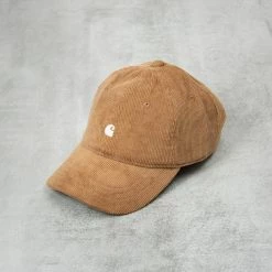 Carhartt WIP Harlem Fine Cord Cap - Buffalo / Wax