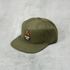 Brixton Holt MP Snapback Cap - Military Olive