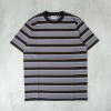 Carhartt WIP Leonne Striped Tee - Bluefin