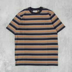 Carhartt WIP Leonne Striped Tee - Buffalo