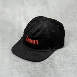 Carhartt WIP Letterman Cap - Black Brick