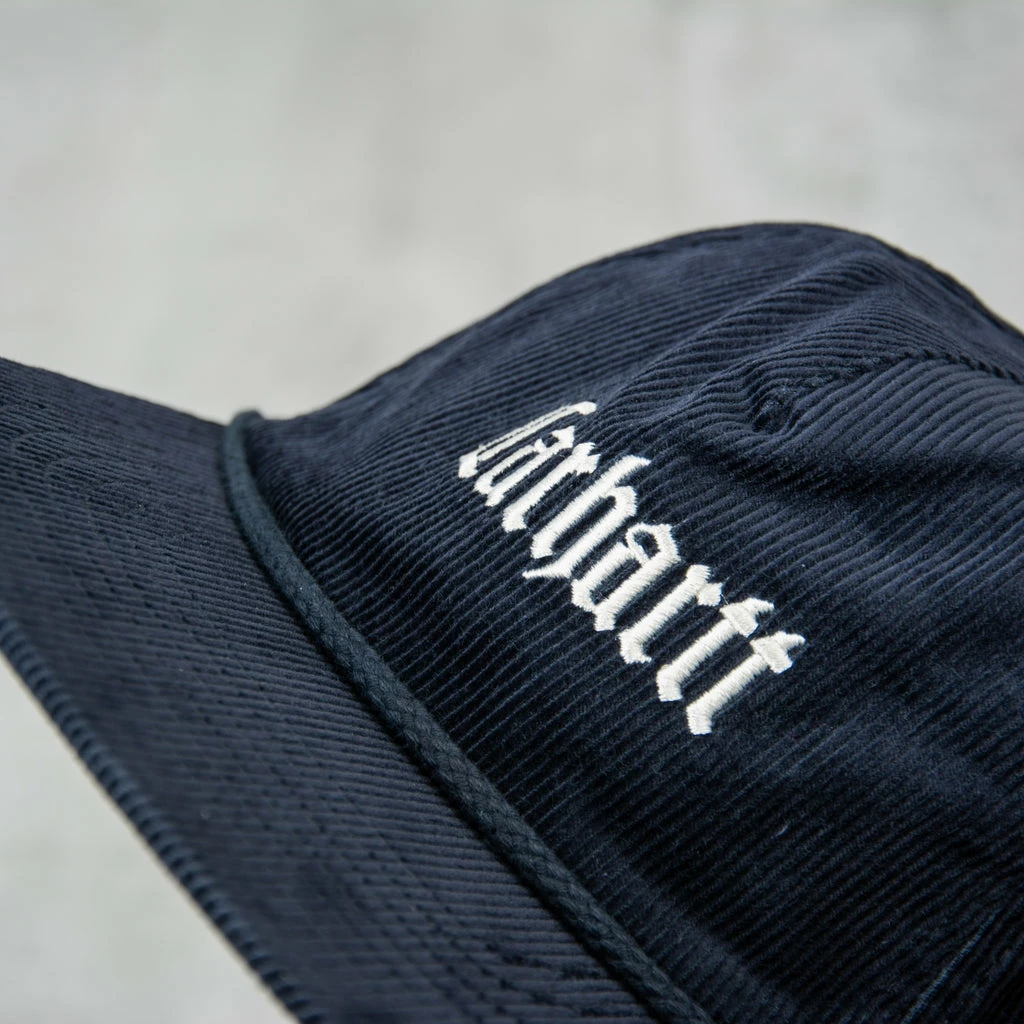 Carhartt WIP Letterman Cap - Dark Navy / Wax - Image 2