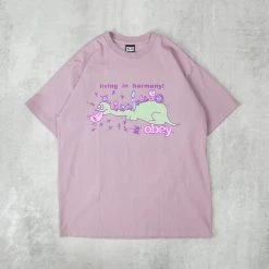 Obey Live In Harmony Tee - Lilac Chalk