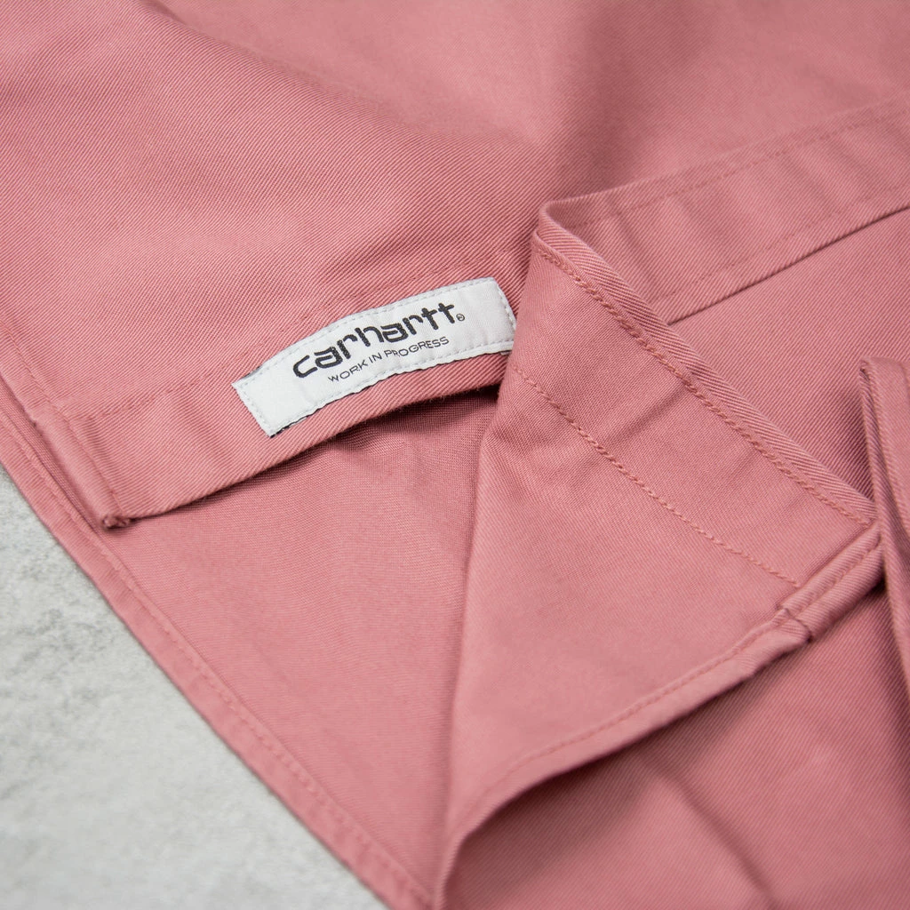 Carhartt WIP Madison L/S Shirt - Dahlia / White - Image 2