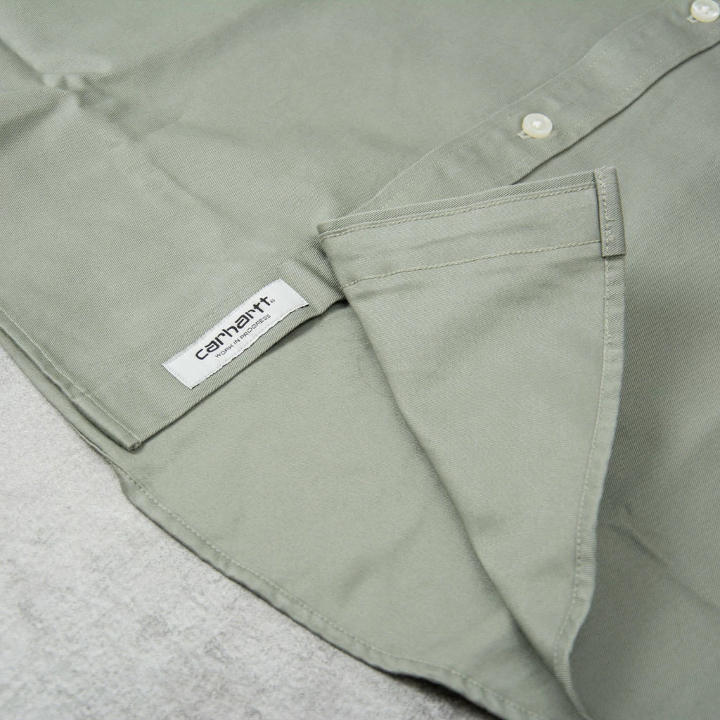 Carhartt WIP Madison L/S Shirt - Yucca / White 3 Carhartt WIP Madison L/S Shirt - Yucca / White - Image 3