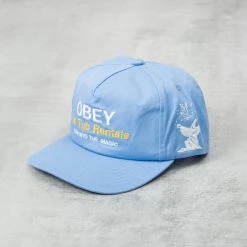 Obey Magic 5 Panel Snapback - Good Grey