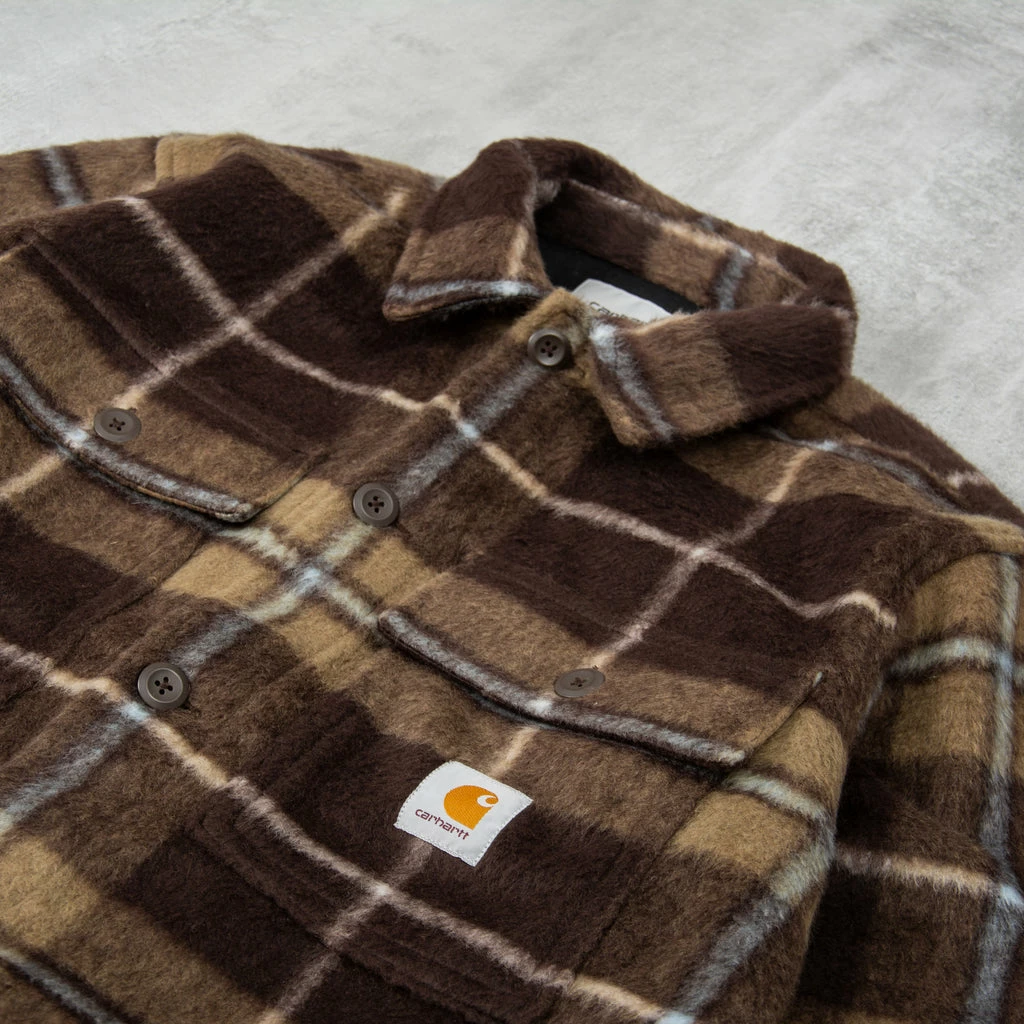 Carhartt WIP Manning Shirt - Dark Umber / Leather - Image 2