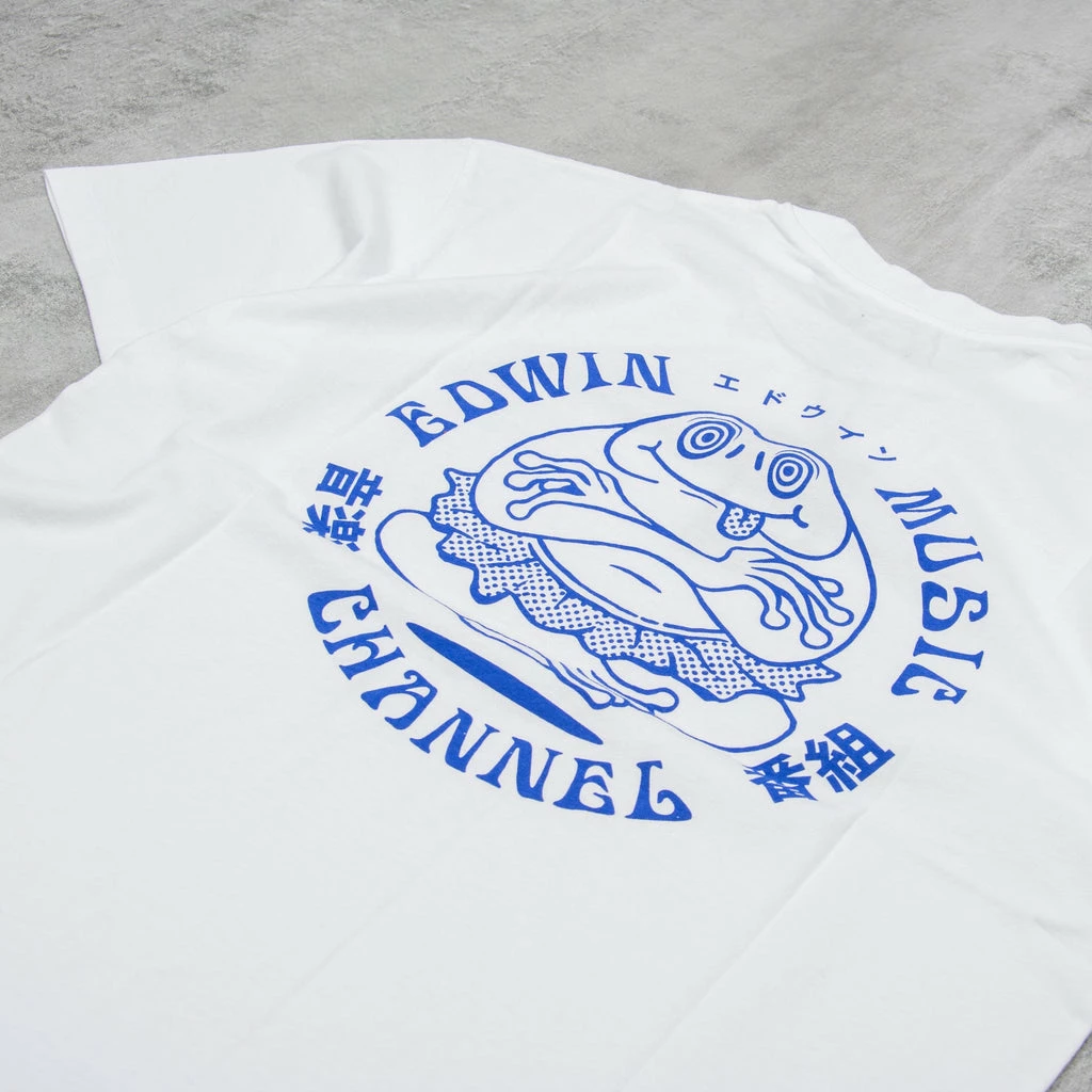 Edwin Music Channel S/S Tee - White - Image 2