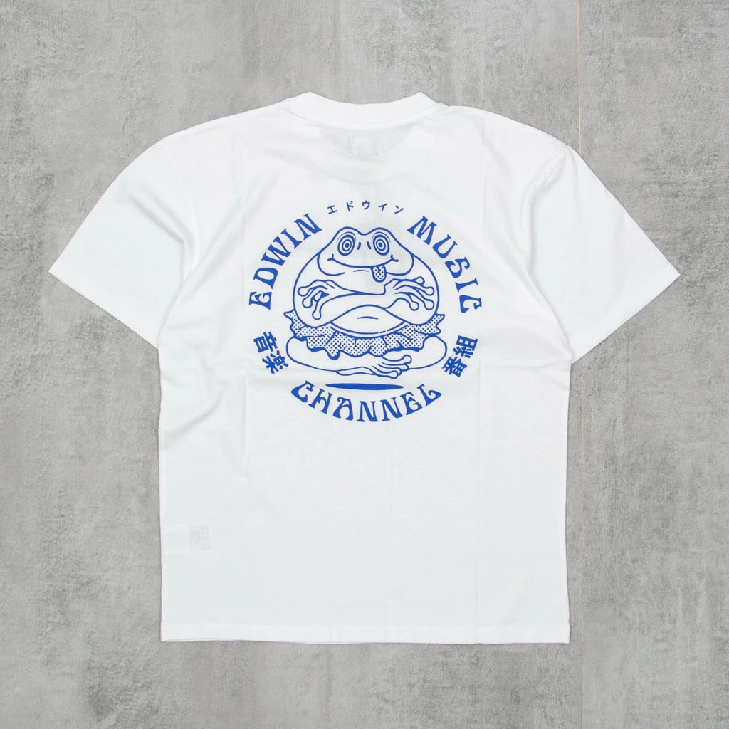 Edwin Music Channel S/S Tee - White - Image 3