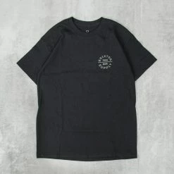 Brixton Oath V S/S Standard Tee - Black / Pebble