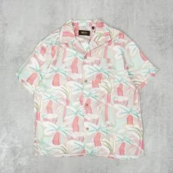 Deus Ex Machina Palms Shirt - Sea Foam