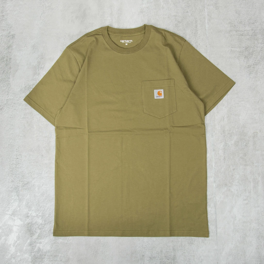 Carhartt WIP S/S Pocket Tee - Kiwi 1 Carhartt WIP S/S Pocket Tee - Kiwi