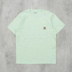 Carhartt WIP Pocket S/S Tee - Spearmint Heather