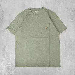 Carhartt WIP Pocket S/S Tee - Yucca Heather