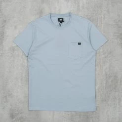 Edwin Pocket Tee - Blue Fog