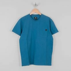 Edwin Pocket Tee - Saxony Blue
