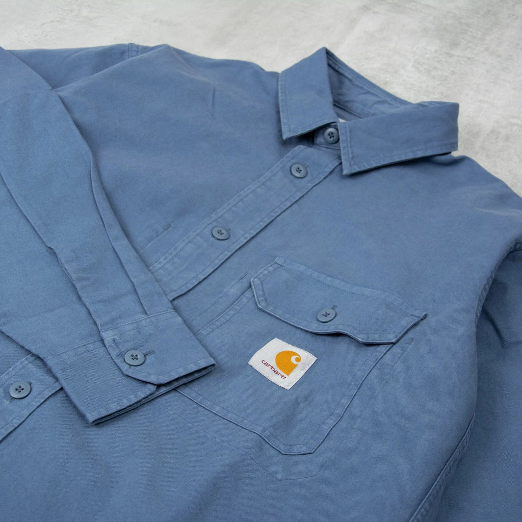 Carhartt WIP Reno Shirt - Storm Blue - Image 2