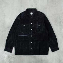 Edwin Rey Overshirt - Dark Navy Jigsaw
