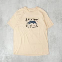 Brixton Roxboro S/S Standard Tee - Cream