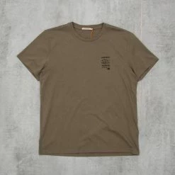 Nudie Roy Respect The Worker Tee - Faded Green