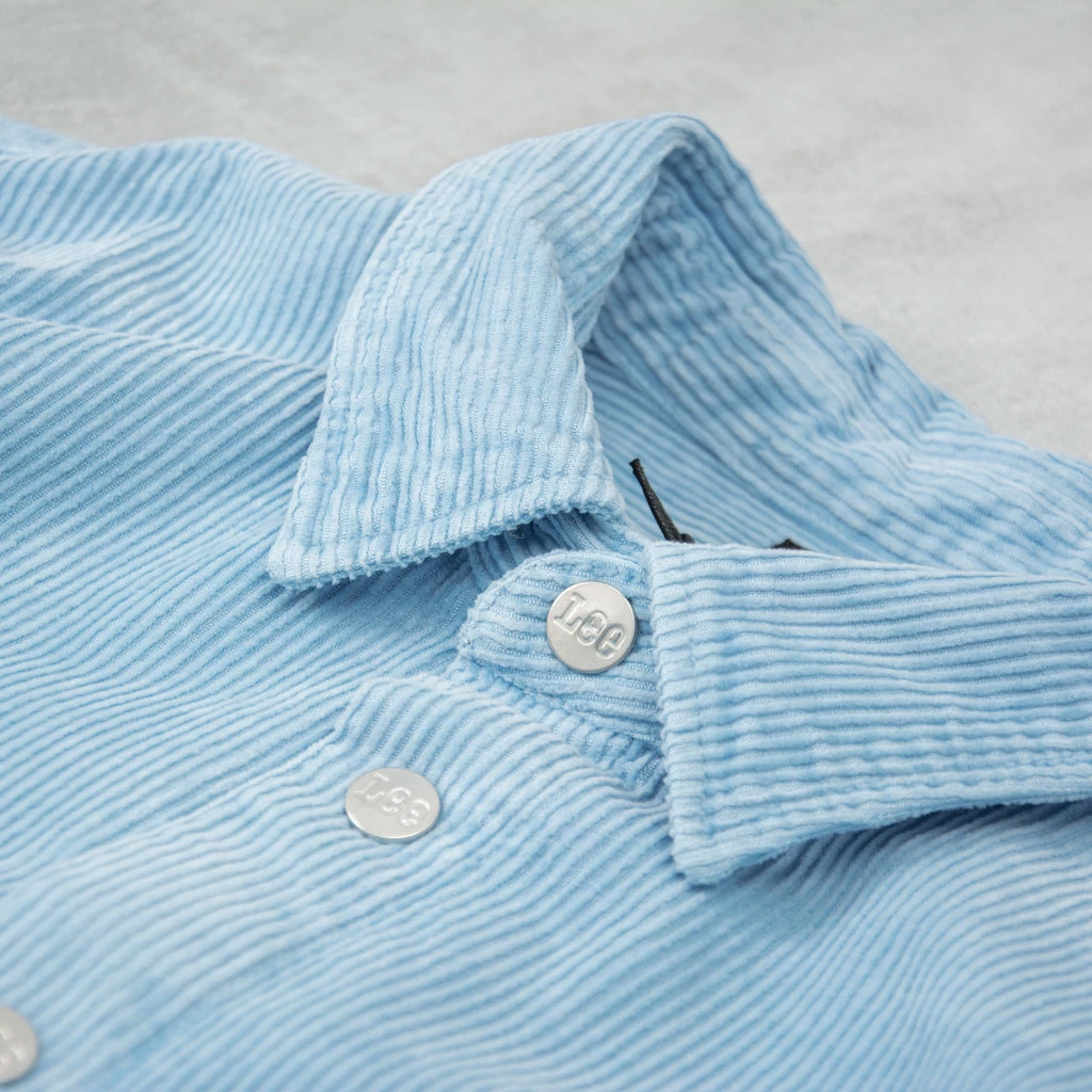 Lee Seasonal Corduroy Overshirt - Dreamy Blue - Image 4
