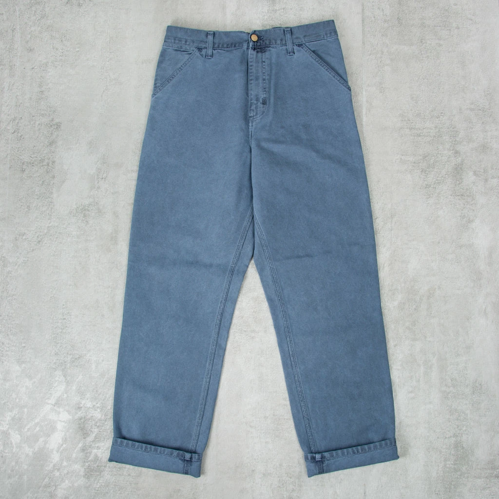 Carhartt WIP Single Knee Pant - Storm Blue Faded 3 Carhartt WIP Single Knee Pant - Storm Blue Faded - Image 3