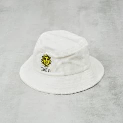 Obey Sunny Cord Bucket Hat - Unbleached