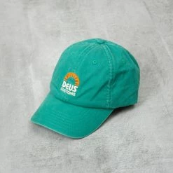 Deus Ex Machina Sunrise Dad Cap - Jasper Green