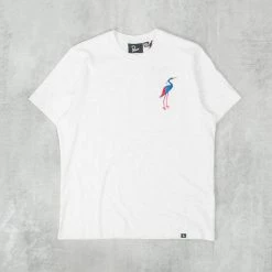 By Parra The Common Crane Tee - Ash Grey