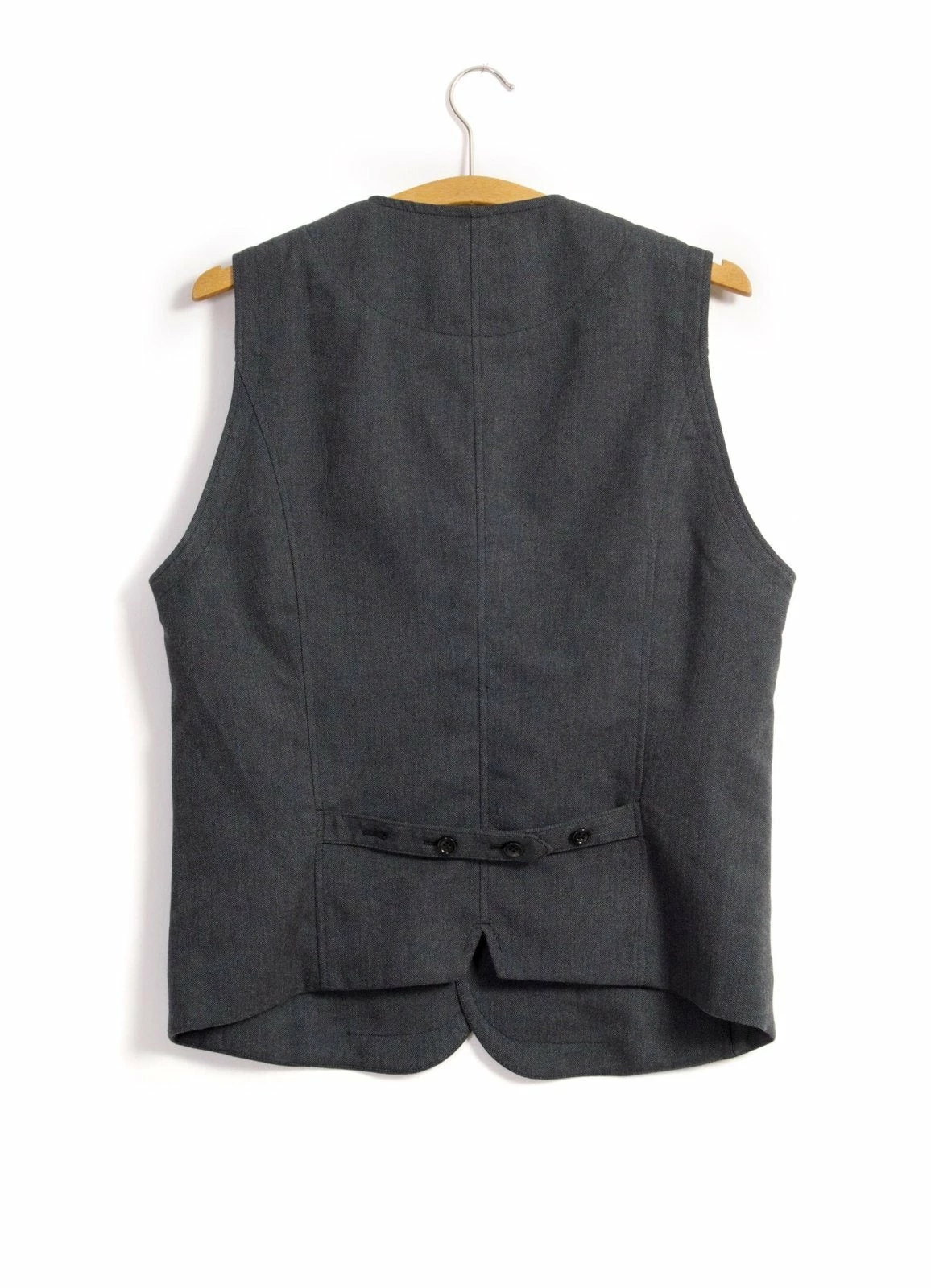HANSEN GARMENTS DANIEL | Classic Waistcoat | Graphite - Image 2