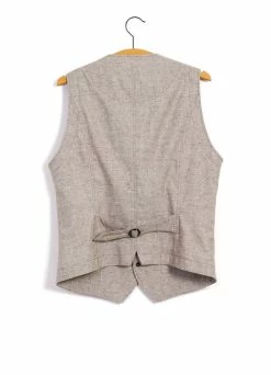 HANSEN GARMENTS HALFDAN | Classic Waistcoat | Beach -hansen shop halfdan classic waistcoat beach hansen garments 482642