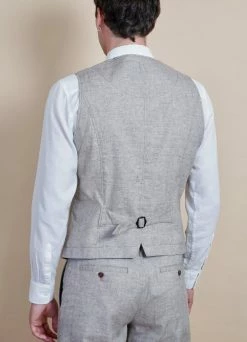 HANSEN GARMENTS HALFDAN | Classic Waistcoat | Beach -hansen shop halfdan classic waistcoat beach hansen garments 743176