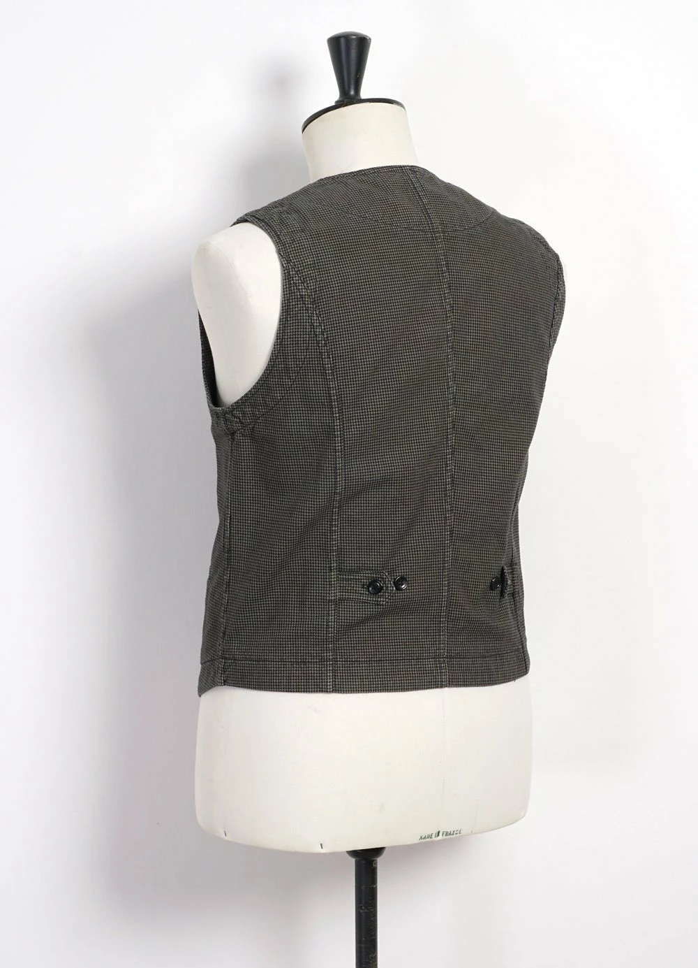 HANSEN GARMENTS KAJ | Casual Waistcoat | Black Sand - Image 4
