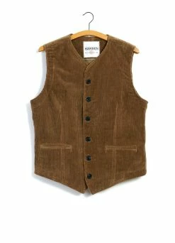 HANSEN GARMENTS KAJ | Casual Waistcoat | Camel